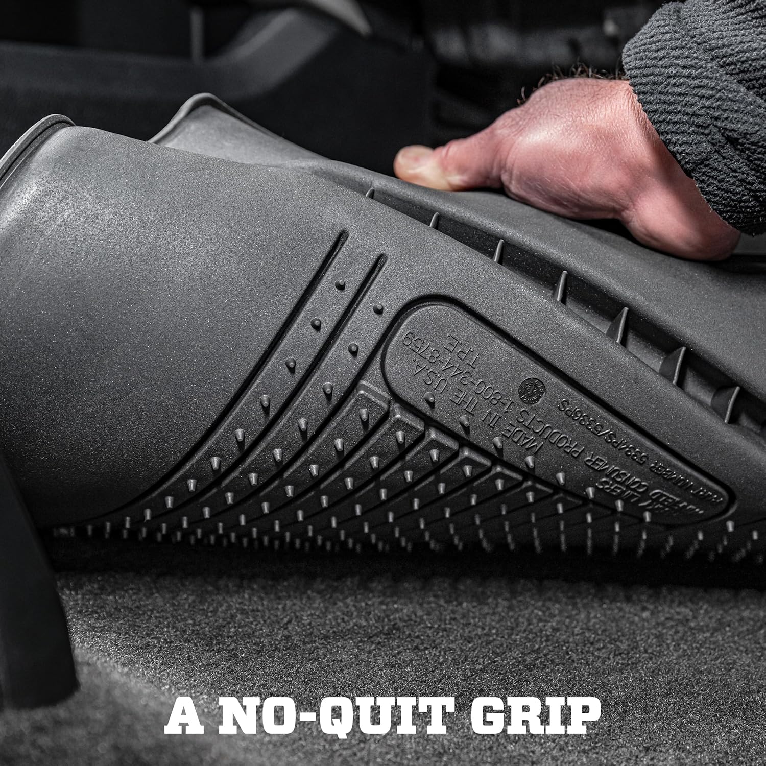 Husky Liners Weatherbeater Floor Mats | Fits 2015-2016 Chrysler 200 | Front & 2nd Row, 3-pc Black - 99071