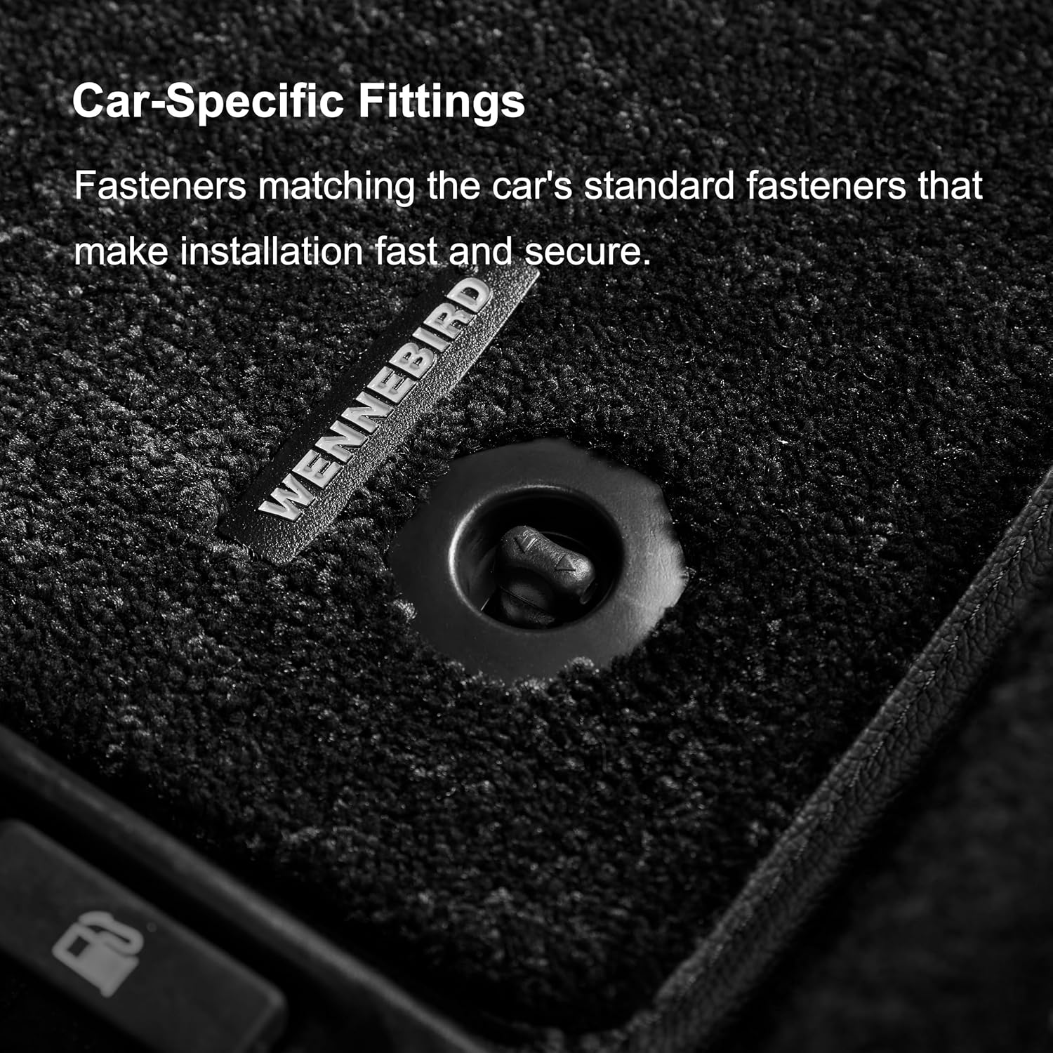 WENNEBIRD Superior Carpet Floor Mats for 2020-2026 Toyota Highlander 7 Seats, 0.5-Inch Ultra-Thick, Noise-Reducing, All-Weather Waterproof Anti-Slip – 4-Pc Set
