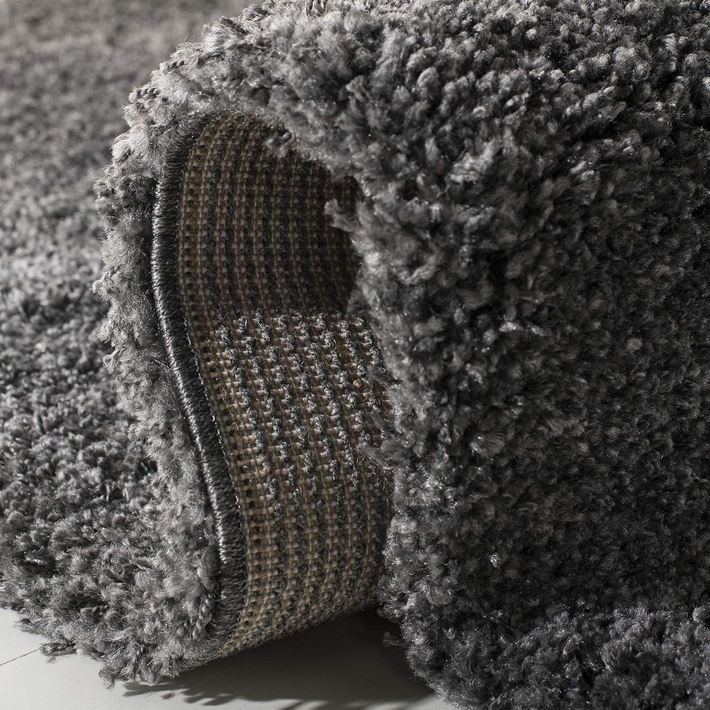 SAFAVIEH California Shag Collection Runner Rug - 2'3' x 19', Dark Grey, Non-Shedding & Easy to Clean, Ultra Plush Thick Pile, Ideal for Hallway, Foyer, Entryway, Bedroom (SG151-8484)