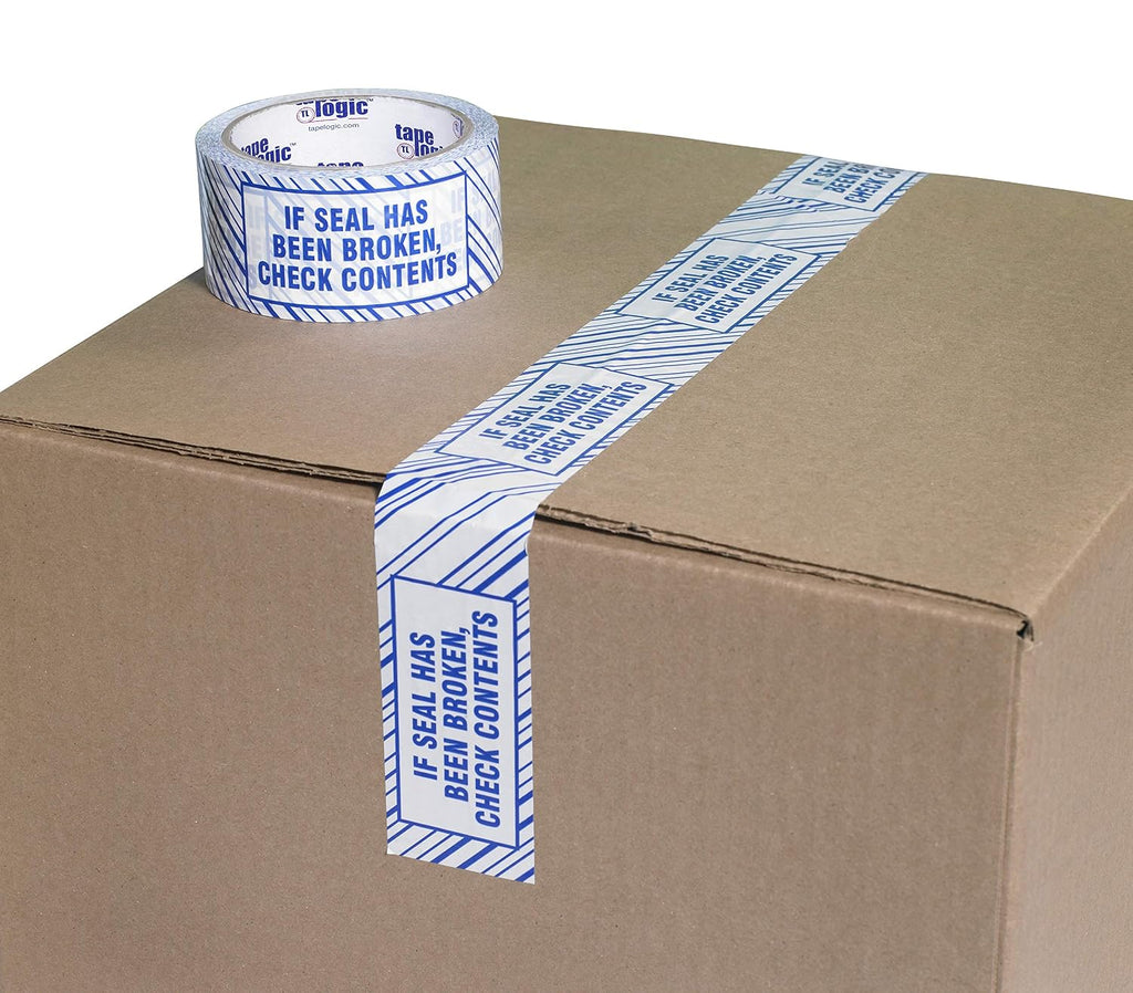 Aviditi Tape Logic, 'If Seal Has Been' Printed Security Packing Tape, 3 Inch x 110 Yards, 2.5 Mil Thick, for Identification of Tampered Packages (6 Rolls)