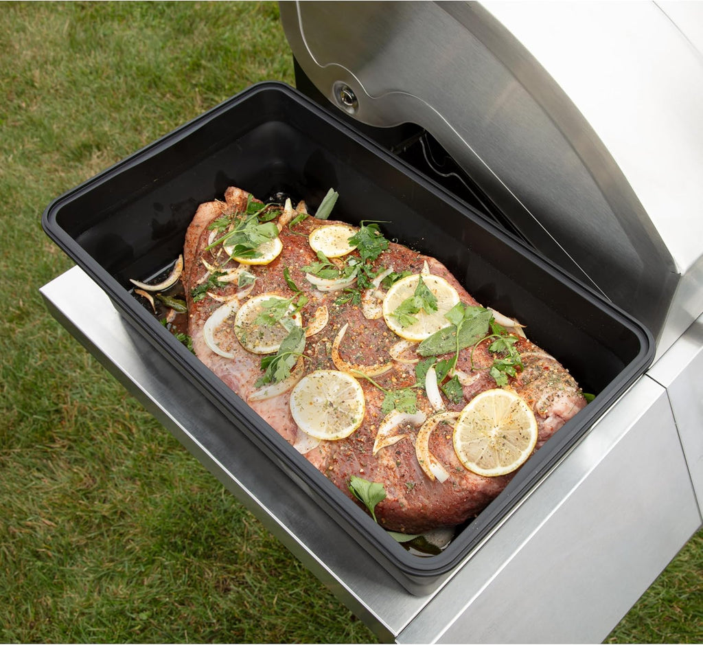 Cuisinart XL Collapsible Marinating Container, Large Capacity Grill Accessories Perfect for BBQs and Tailgates, Marinade and Brining Prep, Collapsible Silicone for Easy Storage (Pack of 4)