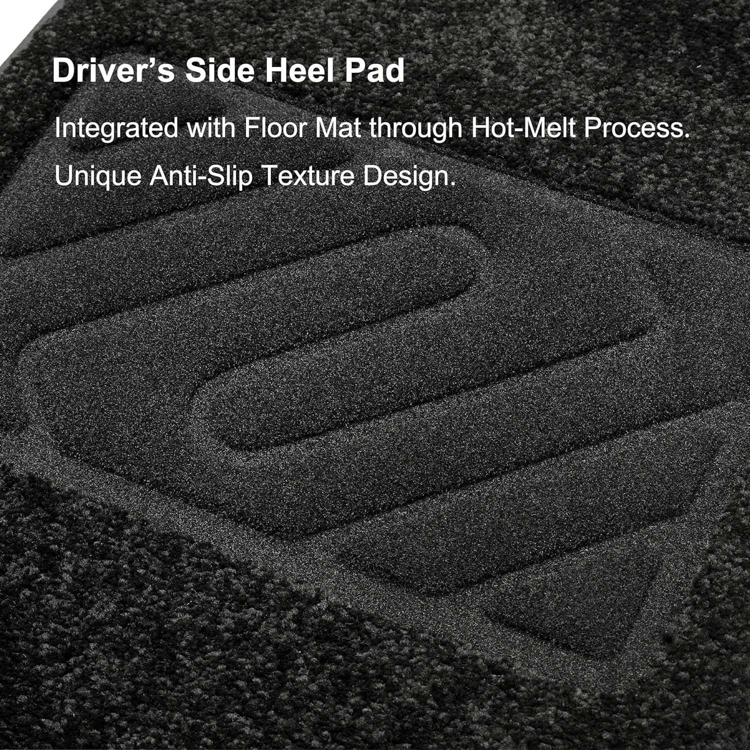 WENNEBIRD Superior Carpet Floor Mats for 2025-2026 Toyota Camry, 0.6-Inch Ultra-Thick, Noise-Reducing, All-Weather Waterproof Anti-Slip – 3-Pc Set