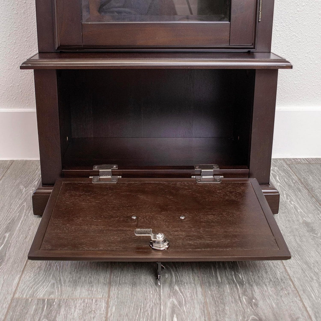 American Furniture Classics Model 650 8 Gun Cabinet with Locking Glass Door