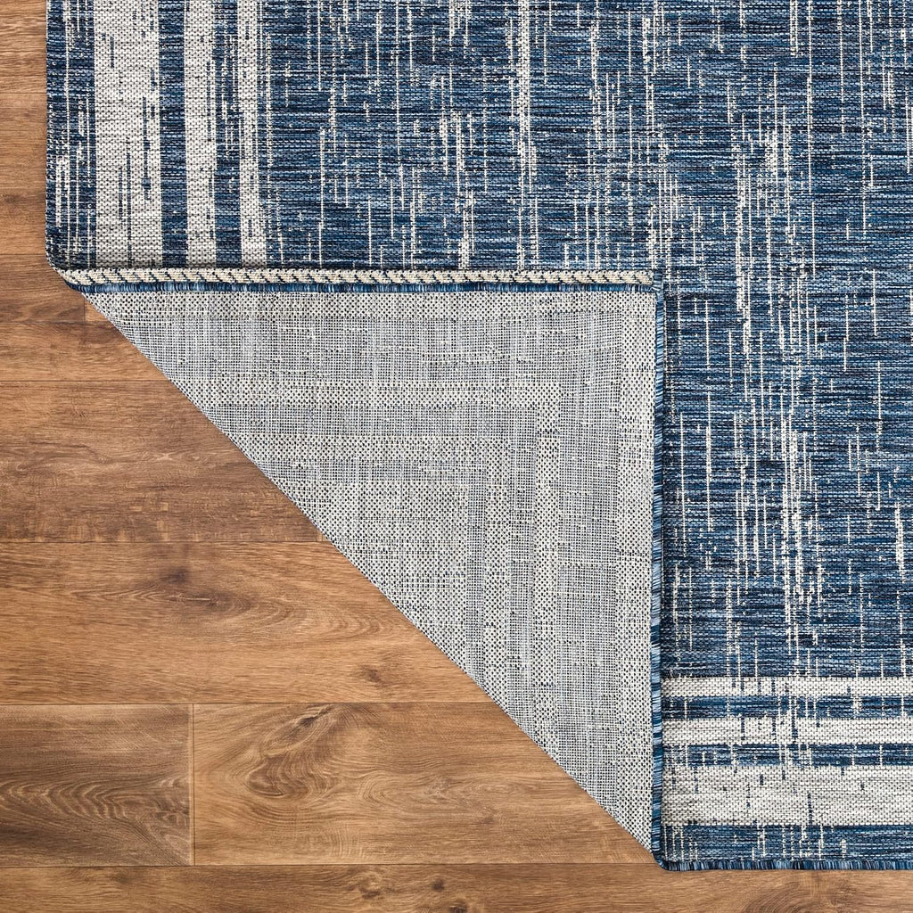 Keen Home Design Terrace Outdoor Area Rug - 8x10 Washable Indoor/Outdoor Rug for Patio, Kitchen, Balcony, Beach, Garden, Deck and Porch, Size: 7'7'x10'