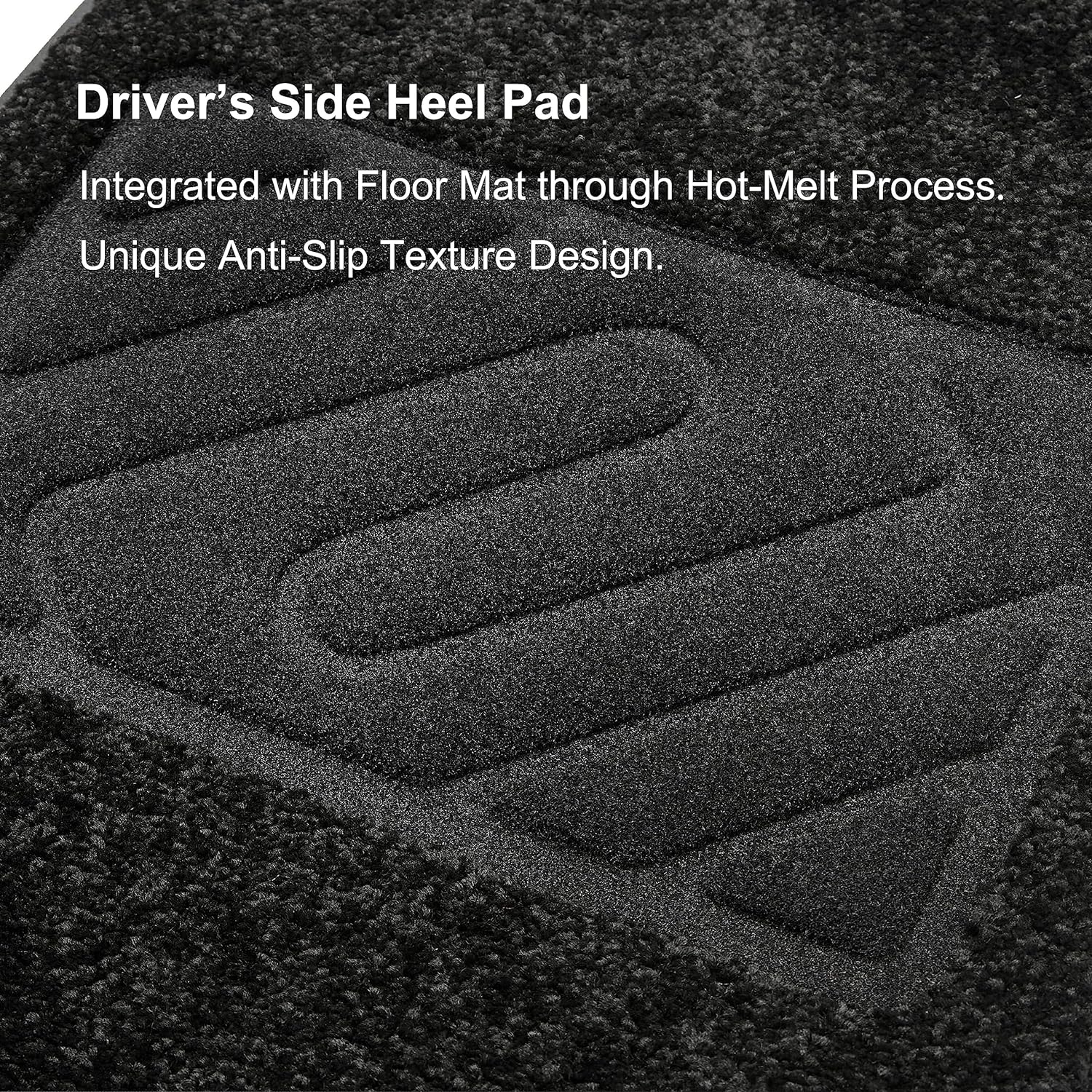 WENNEBIRD Superior Carpet Floor Mats for 2012-2017 Toyota Camry, 0.5-Inch Ultra-Thick, Noise-Reducing, All-Weather Waterproof Anti-Slip – 3-Pc Set